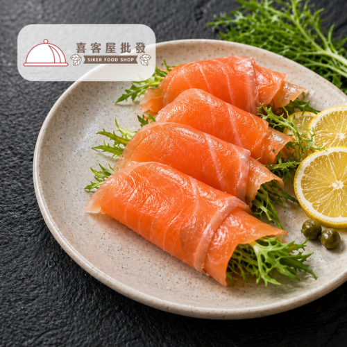 海神智利煙燻鮭魚片(100g)01 海神智利煙燻鮭魚片(100g)